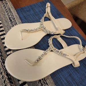 David's Bridal Wedding Sandals